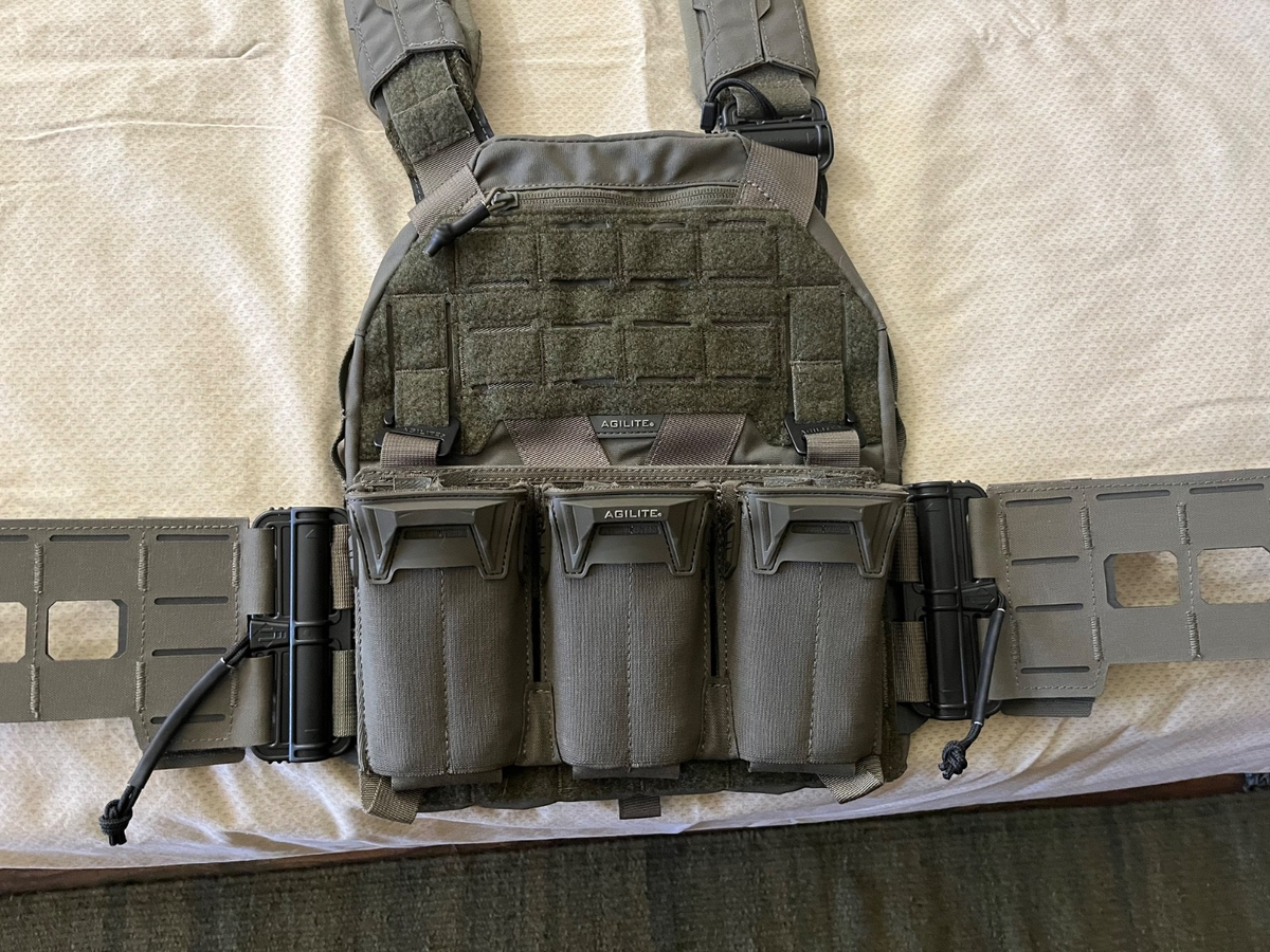 Agilite K-Zero SF Plate Carrier Ranger Green With Agilite Pincer