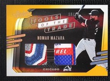 2021 Absolute Tools of the Trade 2 Swatch Spectrum Gold 10/10 Nomar Mazara s1i