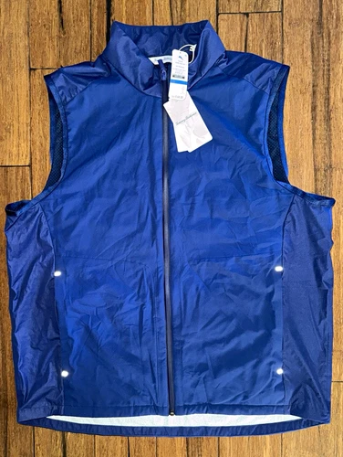 Tommy Bahama IslandZone Laguna Coast Softshell Vest Full Zip Pockets Blue XL video thumbnail