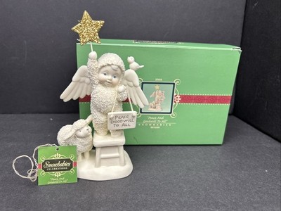 Dept 56 Snowbabies ''Peace and Goodwill to All'' Figurine #801688- Retired
