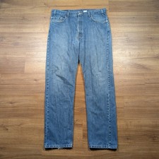 Vintage 90s Levi's 505 Regular Fit Straight Leg Denim Jeans Size 40x34 USA Made