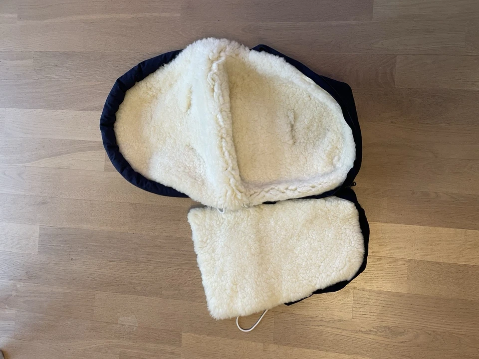 Fußsack für Babyschale Innenfutter aus Lammfell - Bild 2 von 3