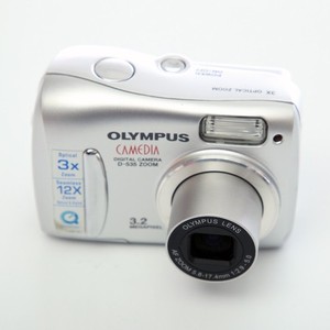 Olympus Digital Camera Camedia D-535 Zoom 3.2MP Silver Tested