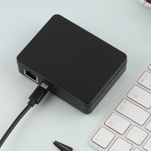 1 PC 1/4 1000Mbps Black ABS RJ45 LAN Network Splitter Adapter Accessories - Afbeelding 13 van 18