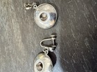 Mexico 925 Sterling Silver Sombrero Hat Dangle Drop Earrings Screw back — photo 6