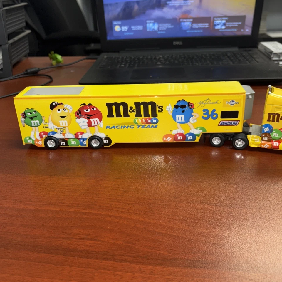 NASCAR #36 Ken Schrader M&M Transporter - Image 3 of 4