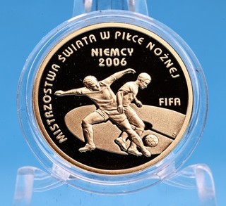 Polen 100 Zloty 2006 FIFA World Cup 2006 8g Gold 900 Proof (2)