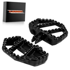 MX Adjustable Mini Driver Floorboards Footpegs  For Driver Floorboards Black