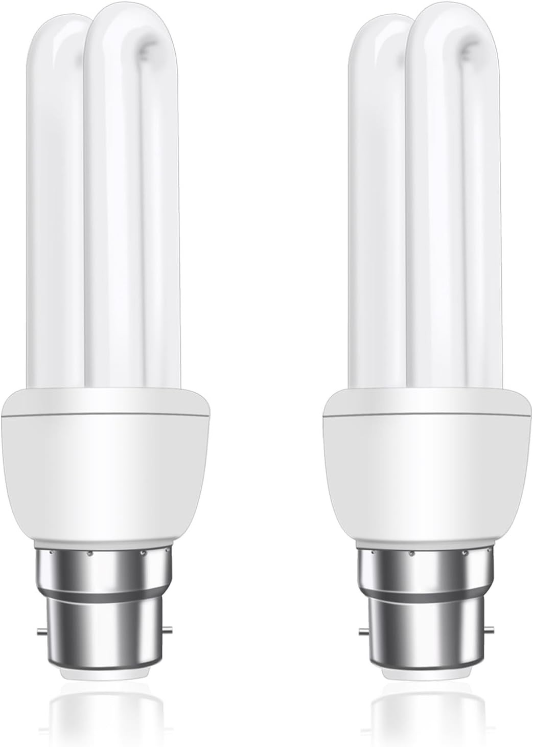 Akynite B22 Energy Saving Bulb 11W, Daylight White 6400k, B22d Bayonet Cap, 2U