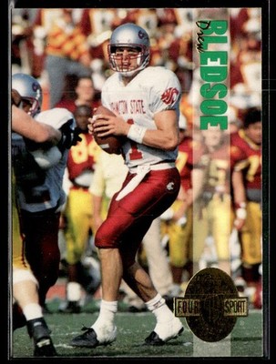 1993 Classic Four Sport #91 Drew Bledsoe Football Card 3403E