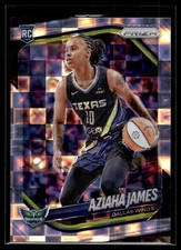 Aziaha James 2025 Panini Prizm WNBA Pandora Prizm Rookie Card #83