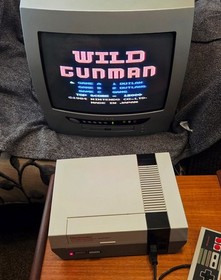 Wild Gunman - Nintendo NES Game with Sleeve / PAL - Tested & Working