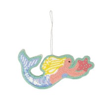 Mermaid Beaded Christmas Xmas Ornament