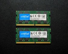 Crucial 32GB 2x 16GB PC4-2400T DDR4-19200 Laptop Memory CT16G4SFD824A