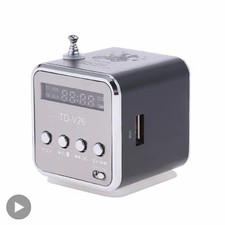 Portable, compact Bluetooth speaker with LCD display, FM radio