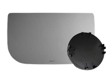 30k-171 Rv Lower Convex Driverpassenger Mirror Glass Ramco Gls171 Kit W Mount