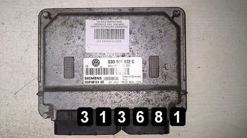 VW POLO STEUERGERÄT 5WP4012405 03D906032C BJ 2001 ORIGINAL