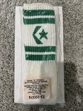 New VIntage 1980  s Converse High-Top Socks New in Package Boston Celtics Color