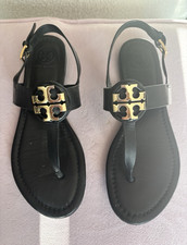 Tory Burch Damen Zehentrenner Sandalen Leder ...