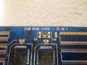 SEGA SATURN 34M RAM CARD 13 in 1 MEMORY CARTRIDGE SS Back Up SAVE *THIS IS RARE*