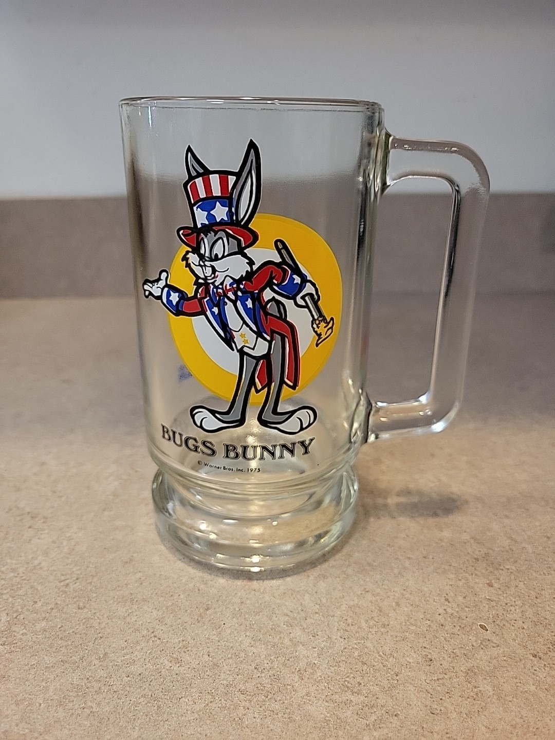 1975 Bugs Bunny Looney Tunes Marriott Great America Collectible Mug