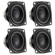 4pcs 2inch 4Ohm 10W Full Range Audio Speaker Stereo Woofer Loudspeaker for Ar...