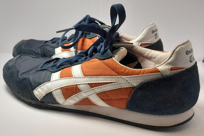 Onitsuka Tiger SERRANO Peacoat/ Orange Sneakers Womens Size 8
