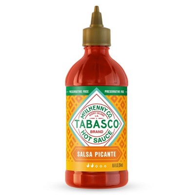 TABASCO Brand Salsa Picante, Vibrant & Mild Hot Sauce, 8.6 Fl Oz (Pack of 1) 