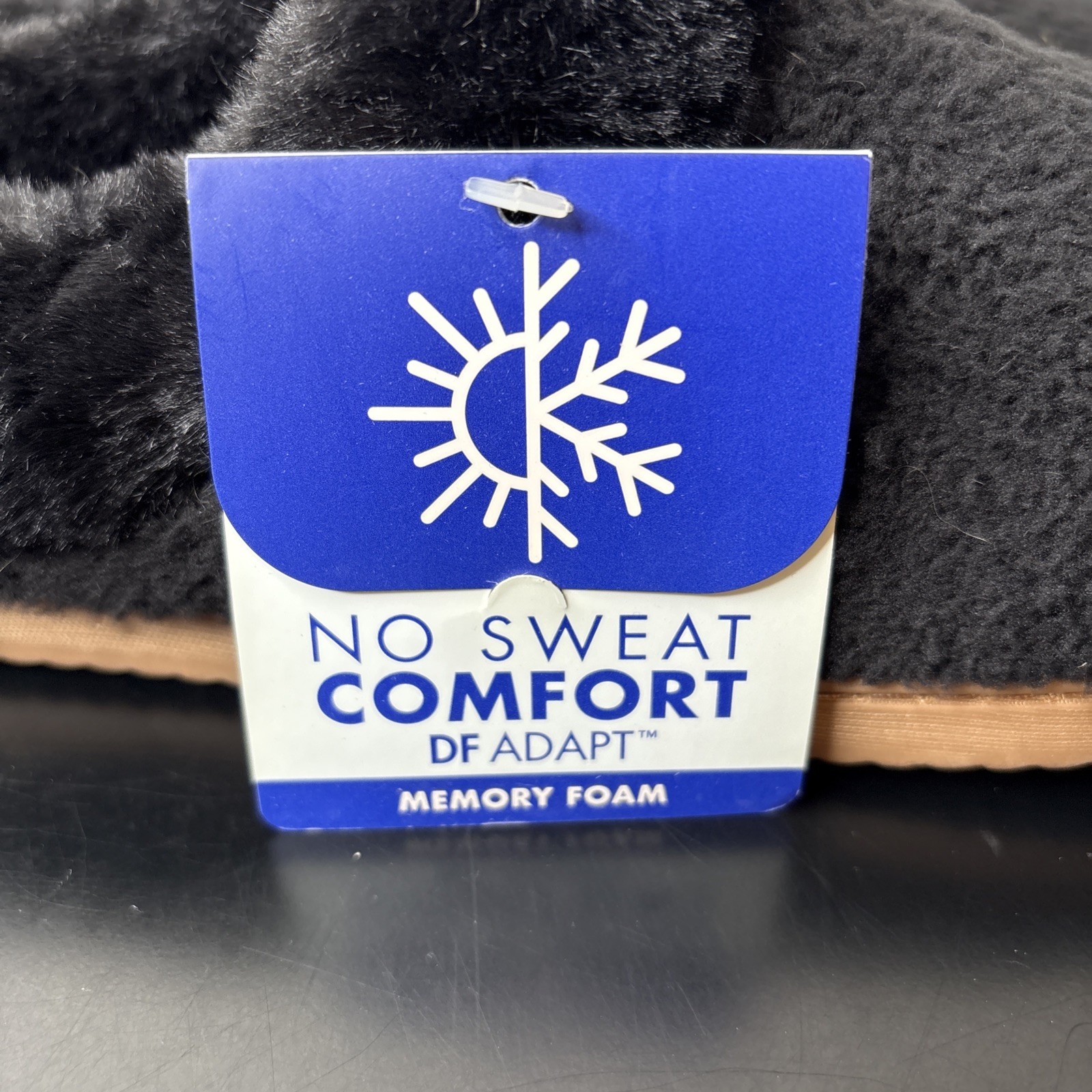 APL Dearfoams Ciabatte Uomo Memory Foam NERE Taglia M 7 8 NUOVISSIME