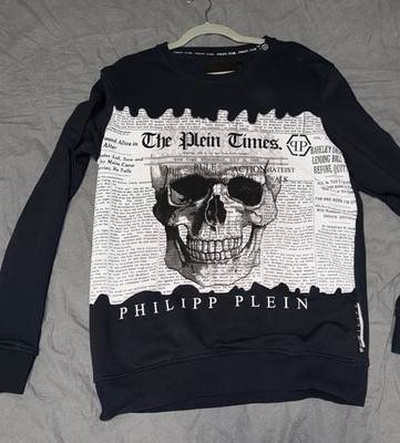 Philipp Plein Sweatshirt   ''The Plein Times'' Skull