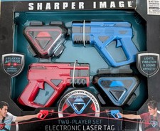 Sharper Image Two Player Electronic Laser Tag New In Box