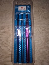 New 3 Piece Stitch Studio By Nicole Crochet Hook Set 6mm 6.5mm 10mm
