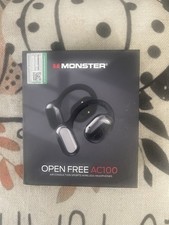 Monster Open Free AC100 MH22156 Wireless Headphones, Black