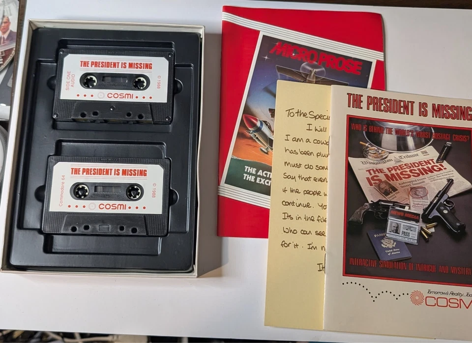 The President Is Missing Game By Cosmi C64 Commodore 64 - Image 3 of 4