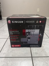 SINGER HD0450S Heavy Duty 2-3-4 Thread 1300 SPM High Speed Serger Machine