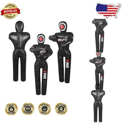 DEFY 6ft Vinyl Jiu Jitsu Grappling Dummy - Adult MMA Punching Bag - Unfilled