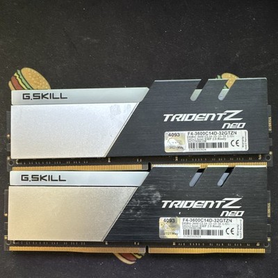 G.SKILL Trident Z Neo 32GB (2x16GB) DDR4-3600 PC4-28800 DIMM 288P
