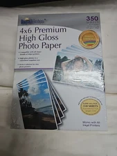 Royal Brites Photo Paper 4" x 6" Premium High Gloss 350 Sheets New & Sealed