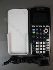 TI-84 Plus CE High School College Gray Graphing Calculator Case Charger WORKING