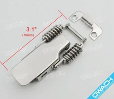 Stainless Steel Draw Latch Toggle Catch Spring Load Clamp For Heavy-Duty 