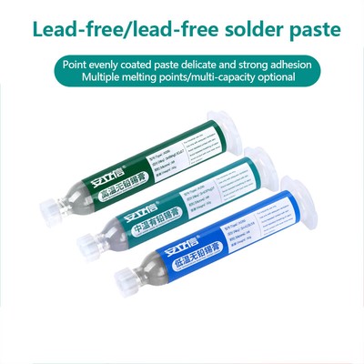 138/183/227  Solder Paste Syringe Flux For Soldering SMD BGA IC Tin Solder Paste