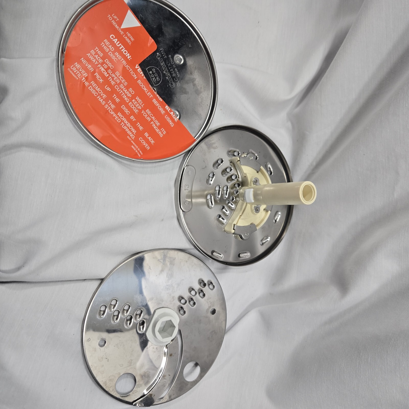 Piezas de repuesto ralladores cortadores de 3 discos Cuisinart procesador de alimentos DCL 10STX OEM