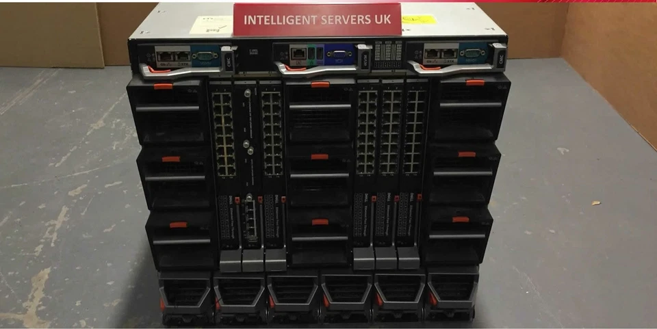 Dell PowerEdge M1000e 8x M620 128-Cores 512GB RAM 1GbE Blade Solution  - Image 2 of 2