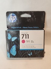 NEW GENUINE - HP 711 29ml MAGENTA Ink Cartridge - CZ131A - Sealed Box 2020