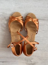 Brand New BD Dance Shoes, Size 7, BD 216 Latin Heels, 2.5" (6CM) Heel