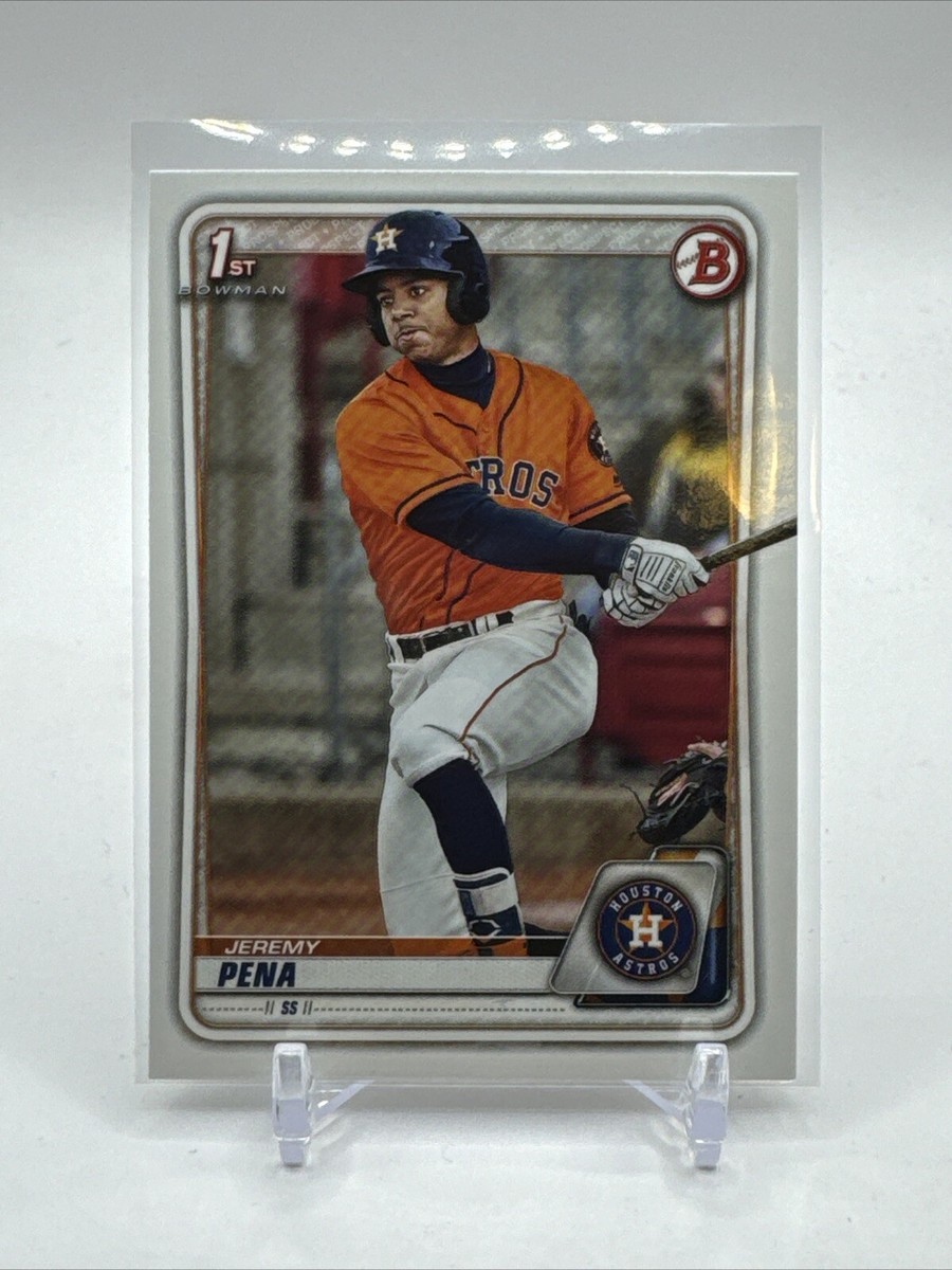 2020 Bowman BP-61 2020 Bowman Jeremy Peña Rookie Card – Graded 10