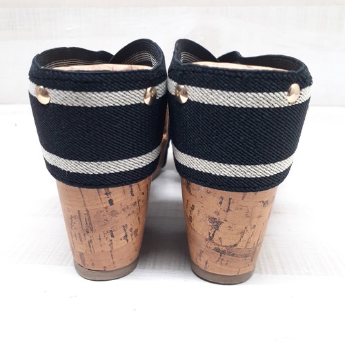 Montego Bay Club Platform Cork Wedge Sandals Heels Womens Shoes Size 8.5 - Picture 9 of 12