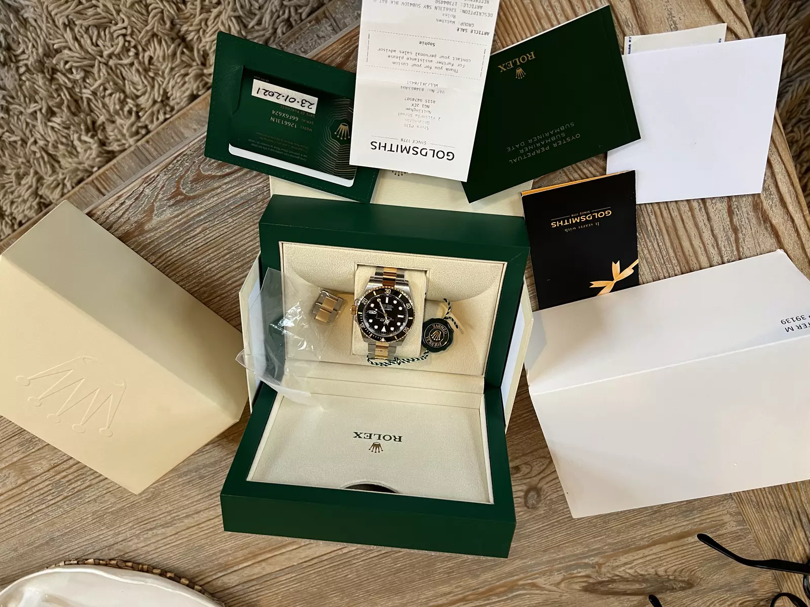 Rolex Submariner Men's Watch 116613LN