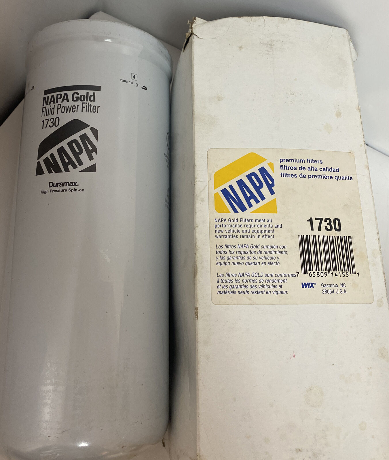 Napa Gold Premium Filters - Fluid Power Filter 1730 Duramax WIX (NEW IN PLASTIC)