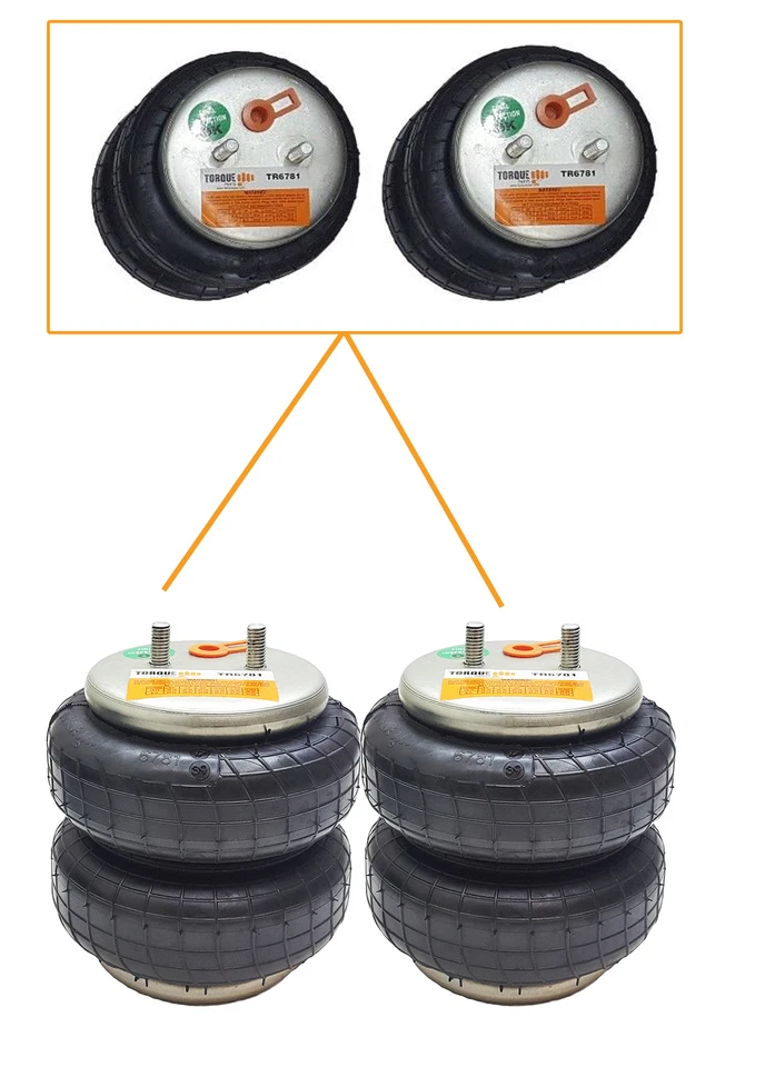 1969-1993 Dodge W100 W150 W200 W250 W300 W3500 4WD Replaces Ride-Rite 2071 Kit Foto 3 de 4